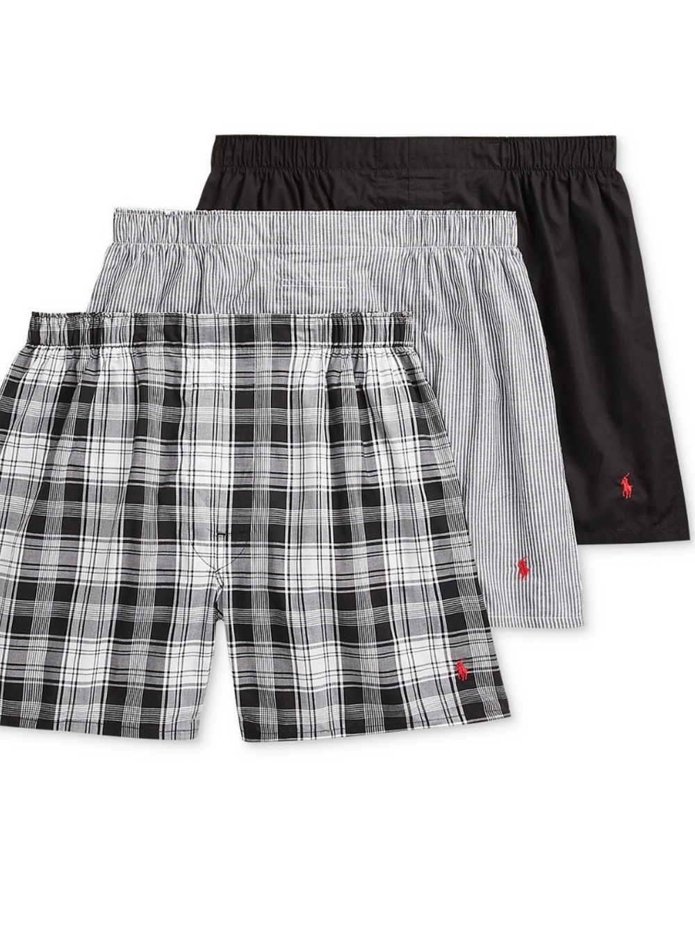 Polo by Ralph Lauren men’s Black, Gray & White Boxers 6-pack - NWOT! Never worn!